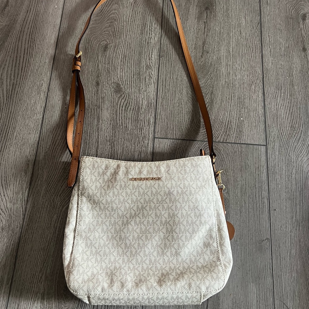Michael Kors Cream Crossbody Bag